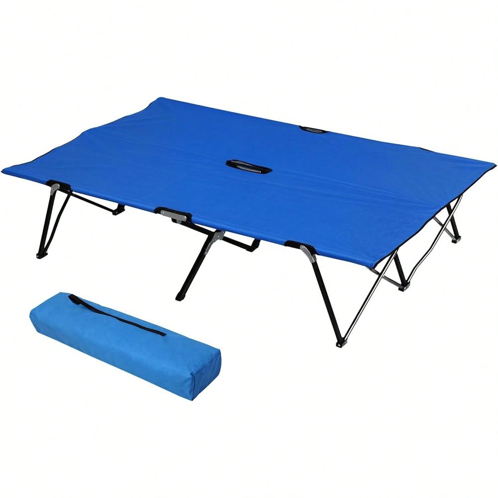 성인용 2인용 접이식 캠핑 침대, 50인치 초광폭 휴대 - Outdoor Camping Cot 리뷰 및 가격