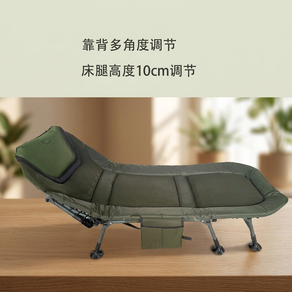 조절 가능한 접이식 캠핑 침대 휴대용 야외 침대 패딩  - Outdoor Camping Cot 리뷰 및 가격