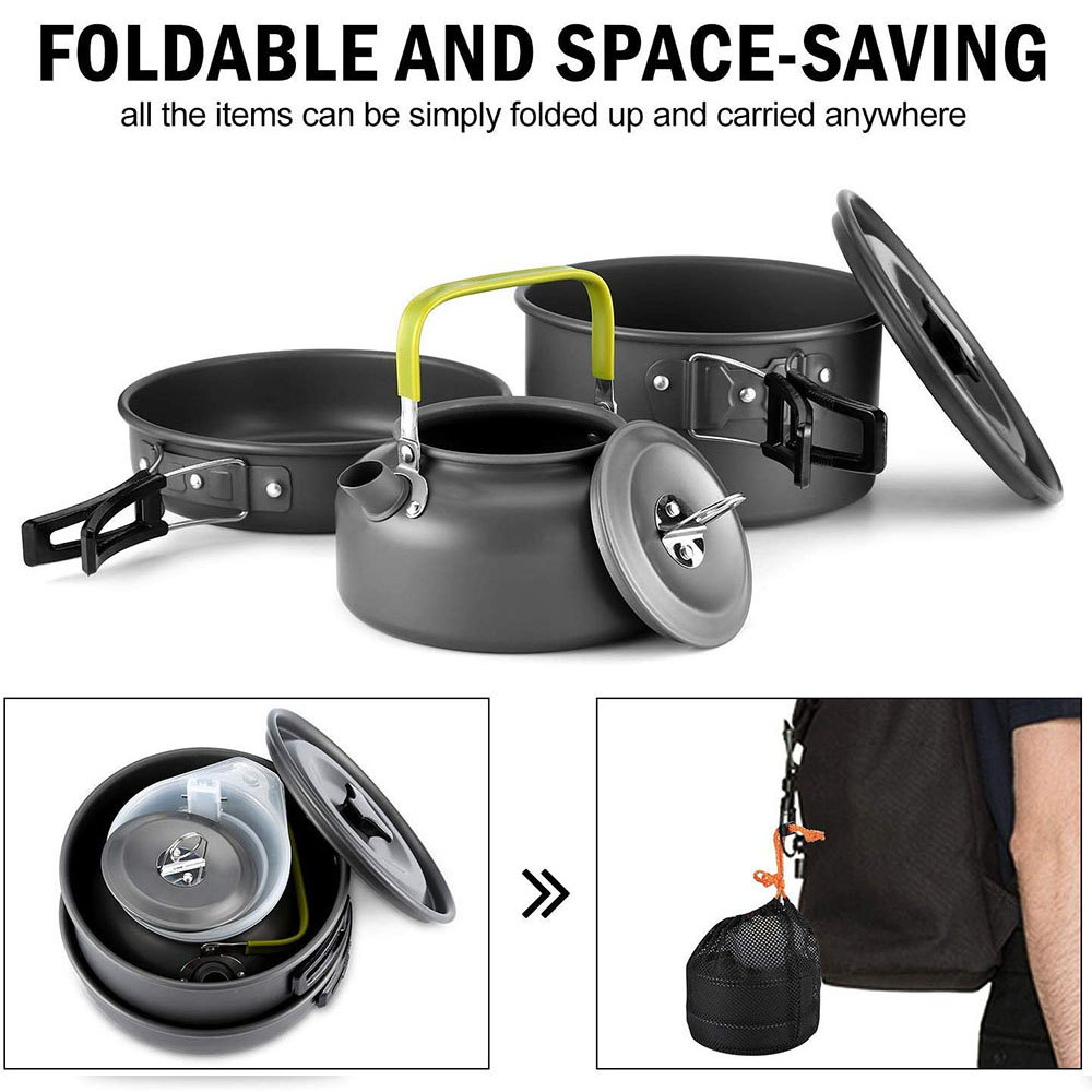 알루미늄 합금 소재로 제작된 야외 캠핑 조리기구 세트, - Outdoor Camping Uk 리뷰 및 가격