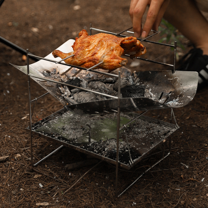 목재 굽기 캠핑 스토브 휴대용 접이식 야외 요리 스토브 - Outdoor Camping Fire Pit 리뷰 및 가격