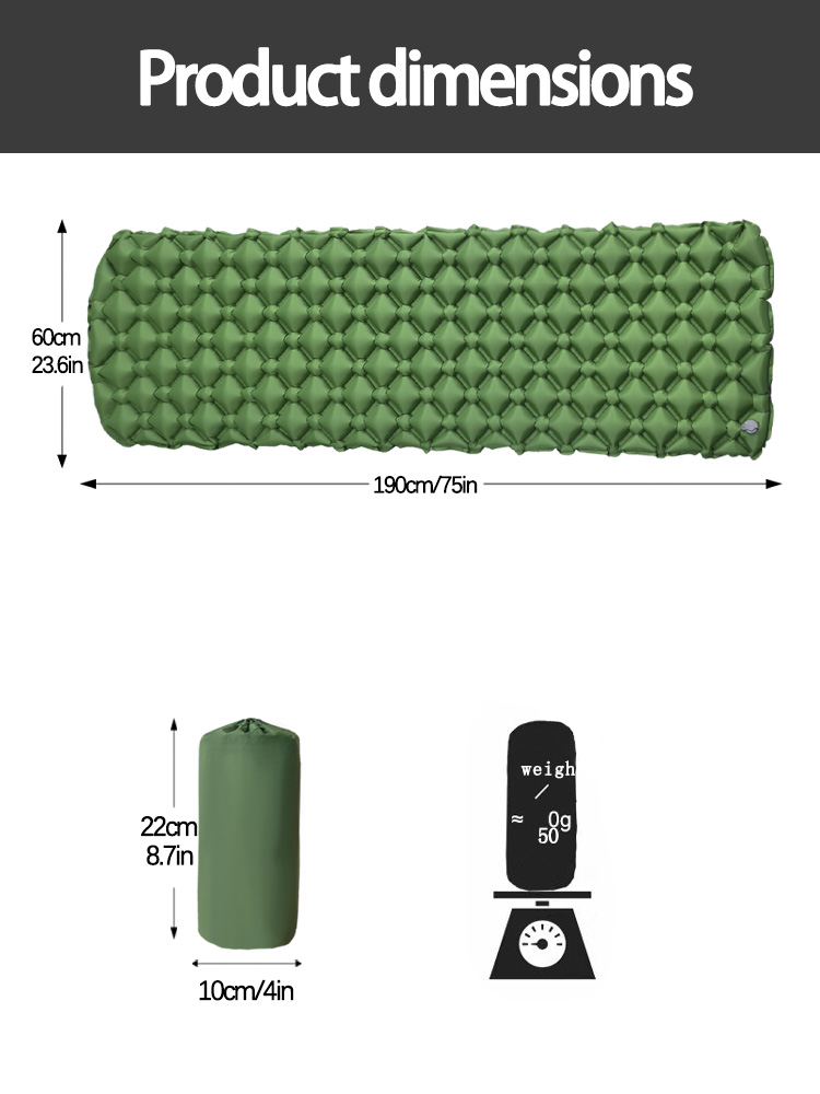 캠핑용 에어매트 텐트 접이식 캠프 침대 수면 패드 피크 - Outdoor Camping Mat 리뷰 및 가격